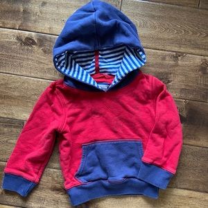 Mini Boden hooded sweatshirt